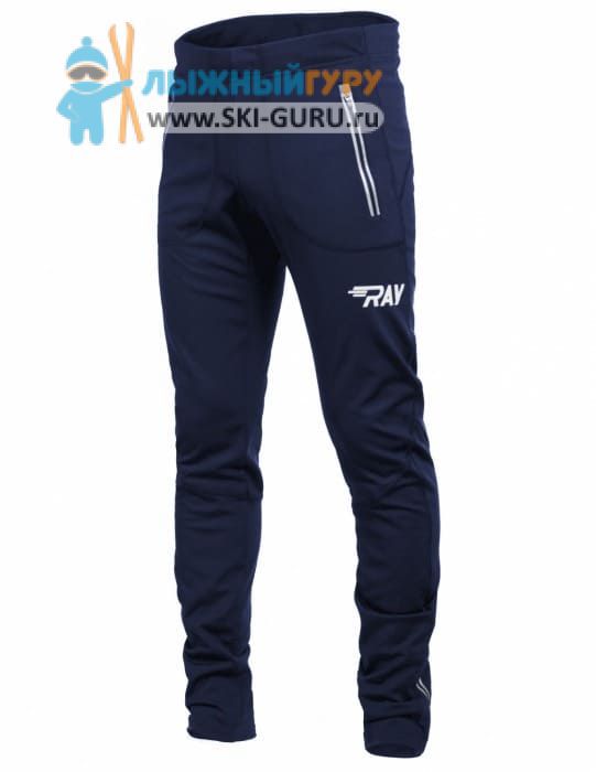 Брюки беговые RAY, модель Классик (Man), цвет темно-синий размер 52 (XL)