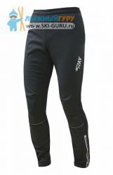 Брюки беговые RAY, модель Race с кантом (Unisex), цвет черный размер 50 (L)/рост 182