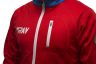 Куртка разминочная RAY, модель Star (Unisex), цвет красный/синий белая молния размер 48 (M)