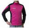 Разминочная куртка RAY, модель Race (Unisex), цвет малиновый/черный, размер 40 (рост 146-152 см)