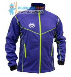 Разминочная куртка RAY, модель Sport (Man), цвет фиолетовый/черный/желтый размер 50 (L)