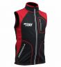 Жилет разминочный RAY, модель Star (Unisex), цвет черный/красный размер 50 (L)