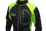 Куртка разминочная RAY, модель Star (Unisex), цвет черный/лимон желтый шов размер 54 (XXL)