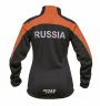 Куртка разминочная RAY, модель Pro Race (Woman), цвет оранжевый/черный, размер 46 (M)