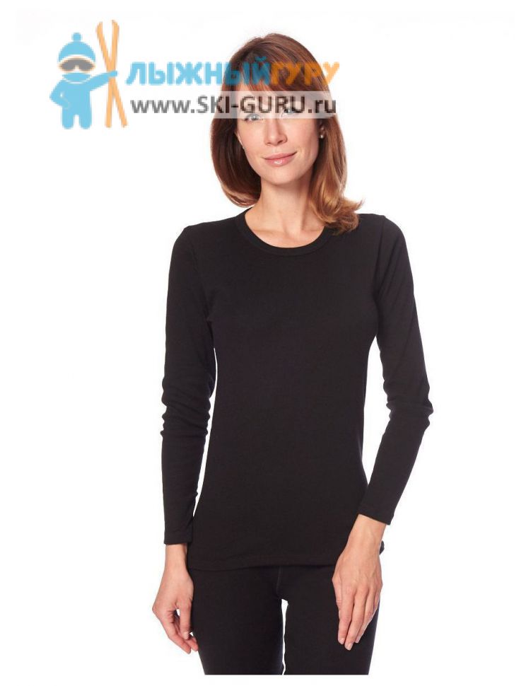 Термофутболка Comazo, модель Casual -15° (Woman), цвет черный, размер 48