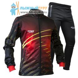 Лыжный костюм RAY, модель Casual принт (Unisex), рисунок ЛУЧ размер 52 (XL)