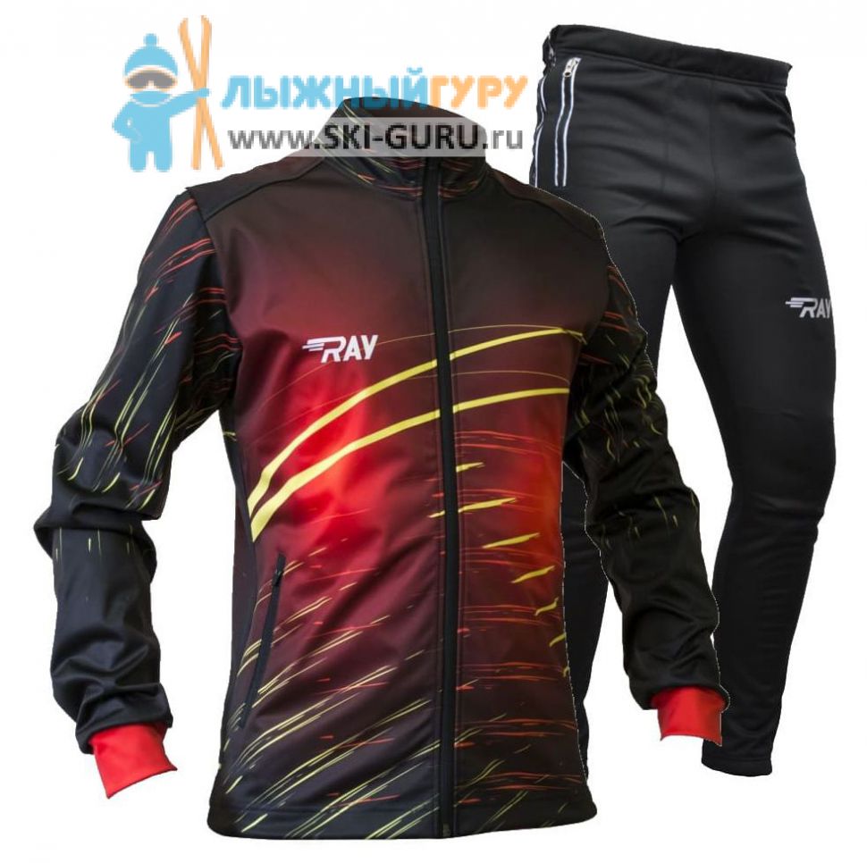 Лыжный костюм RAY, модель Casual принт (Unisex), рисунок ЛУЧ размер 52 (XL)