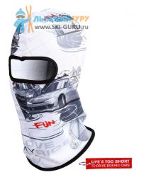 Маска-балаклава, цвет красный, рисунок Sport energy, размер 55x45 см