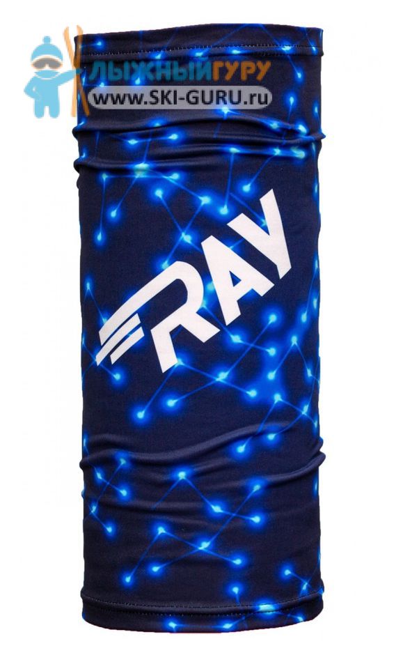 Лыжная труба (баф) Ray, цвет синий, рисунок Созвездия, размер универсальный