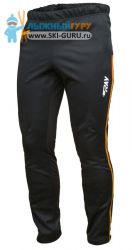 Брюки беговые RAY, модель Active (Unisex), цвет черный/коричневый, размер 54 (XXL)