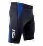 Беговые тайтсы компрессионные RAY, (Unisex), цвет черный/синий размер 50 (L)