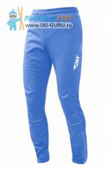 Брюки беговые RAY, модель Race с кантом (Unisex), цвет синий, размер 54 (XXL; на рост 182 см)
