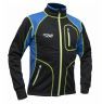 Куртка разминочная RAY, модель Star (Unisex), цвет черный/синий желтый шов размер 62 (6XL)