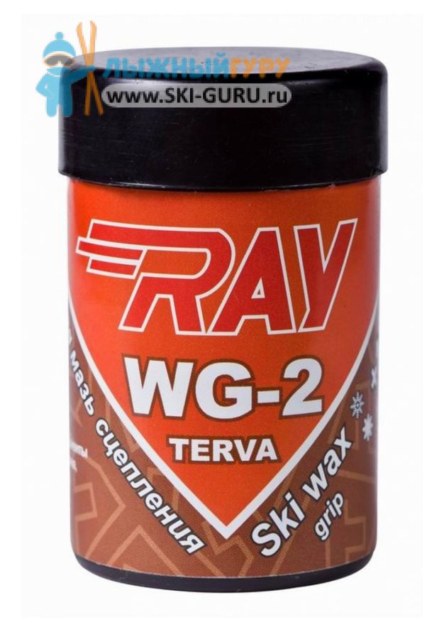 Смоляная лыжная мазь RAY WG-2 красная 35 грамм
