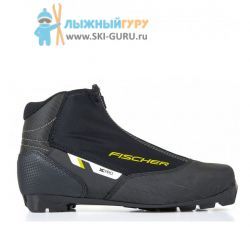 Ботинки NNN Fischer XC PRO BLACK YELLOW (S21820), (черный/желтый), размер 41