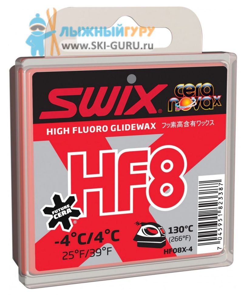 Парафин Swix HF8X красный 40 грамм