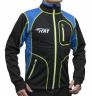Лыжный разминочный костюм RAY, модель Star (Unisex), цвет черный/синий желтый шов размер 48 (M)