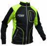 Куртка разминочная RAY, модель Star (Unisex), цвет черный/желтый желтый шов размер 48 (M)