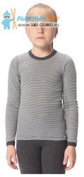 Термофутболка Comazo, модель Active -25° (Kid), цвет антрацитовый/белый, размер 164