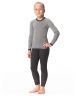 Термофутболка Comazo, модель Active -25° (Kid), цвет антрацитовый/белый, размер 164