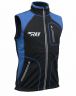 Жилет разминочный RAY, модель Star (Unisex), цвет черный/синий синий шов размер 54 (XXL)