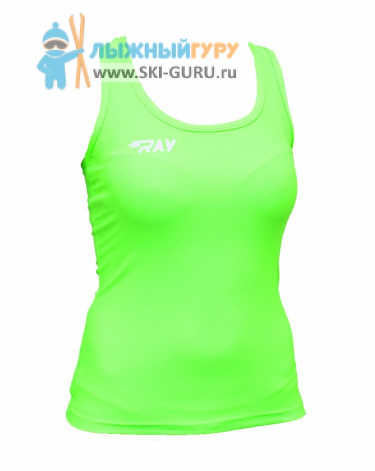 Спортивная майка RAY, модель 4 (Woman), зеленый/неон, размер 42 (XS)