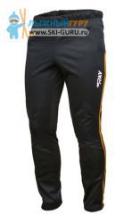 Брюки беговые RAY, модель Active (Unisex), цвет черный/коричневый, размер 58 (4XL)