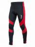 Спортивные лосины беговые компрессионные RAY, модель Elite (Unisex), цвет черный/красный размер 52 (XL)