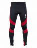 Спортивные лосины беговые компрессионные RAY, модель Elite (Unisex), цвет черный/красный размер 52 (XL)