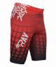 Беговые тайтсы компрессионные RAY, (Unisex), красные принт Динамика размер 52 (XL)