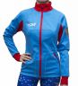Куртка разминочная RAY, модель Star (Woman), триколор красная молния, размер 44 (S)