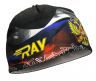 Лыжная шапка RAY, термобифлекс, цвет черный/желтый/белый/синий/красный, рисунок Герб РФ, размер L