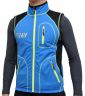 Жилет разминочный RAY, модель Star (Unisex), цвет синий/черный/желтый размер 42 (XXS)