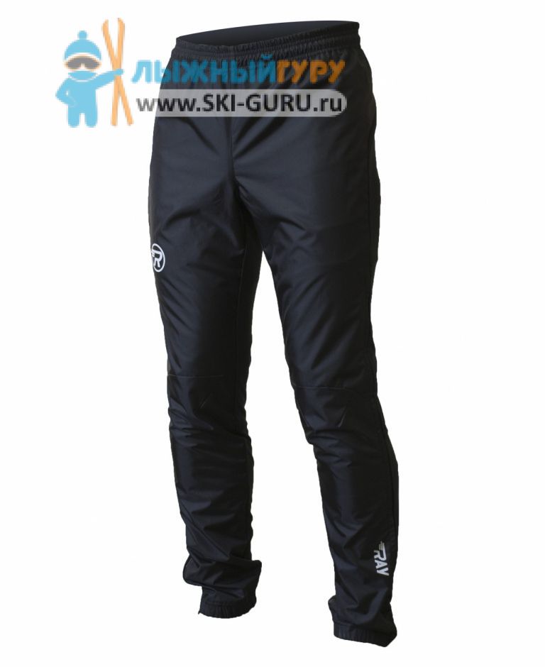 Брюки ветрозащитные RAY, Casual (Kid), цвет черный, размер 34 (рост 128-134 см)