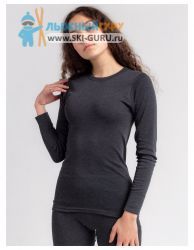 Термофутболка Comazo, модель Active -25° (Woman), цвет антрацит мелированный, размер 42 (ru 48)    