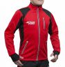 Куртка разминочная RAY, модель Star (Unisex), цвет красный/черный размер 56 (XXXL)