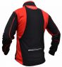 Куртка разминочная RAY, модель Star (Unisex), цвет черный/красный размер 56 (XXXL)