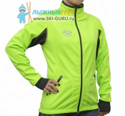 Куртка разминочная RAY, модель Star (Woman), цвет салатовый/черный, размер 50 (XL)