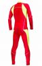 Лыжный гоночный комбинезон RAY, модель Star (Unisex), цвет красный/желтый размер 44 (XS)
