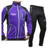 Лыжный костюм RAY, модель Star (Unisex), цвет фиолетовый/черный/желтый размер 54 (XXL)