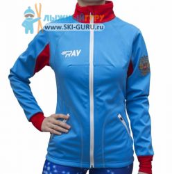 Куртка разминочная RAY, модель Star (Girl), триколор белая молния, размер 40 (рост 146-152 см)