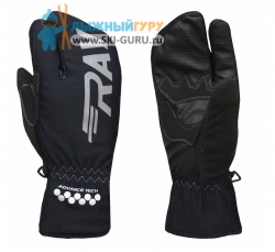 Лыжные варежки лобстеры Ray, модель Гамма (Unisex), цвет черный, размер XL