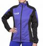 Куртка разминочная RAY, модель Pro Race (Woman), цвет фиолетовый/черный, размер 56 (4XL)