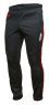 Брюки беговые RAY, модель Active (Unisex), цвет черный/красный, размер 58 (4XL)