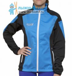 Куртка разминочная RAY, модель Pro Race (Girl), цвет синий/черный, размер 40 (рост 146-152 см)