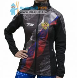 Куртка разминочная RAY, модель Pro Race принт (Girl), размер 40 (рост 146-152 см)