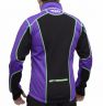Куртка разминочная RAY, модель Star (Unisex), цвет фиолетовый/черный/желтый размер 48 (M)