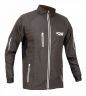 Куртка беговая RAY, модель Sport (Unisex), цвет черный, светоотражающая молния, размер 50