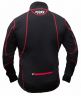 Куртка разминочная RAY, модель Star (Unisex), цвет черный/красный размер 46 (S)