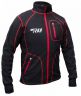 Куртка разминочная RAY, модель Star (Unisex), цвет черный/красный размер 42 (XXS)